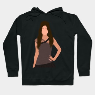 Sel in Black Dress Outfit Fan Art Hoodie